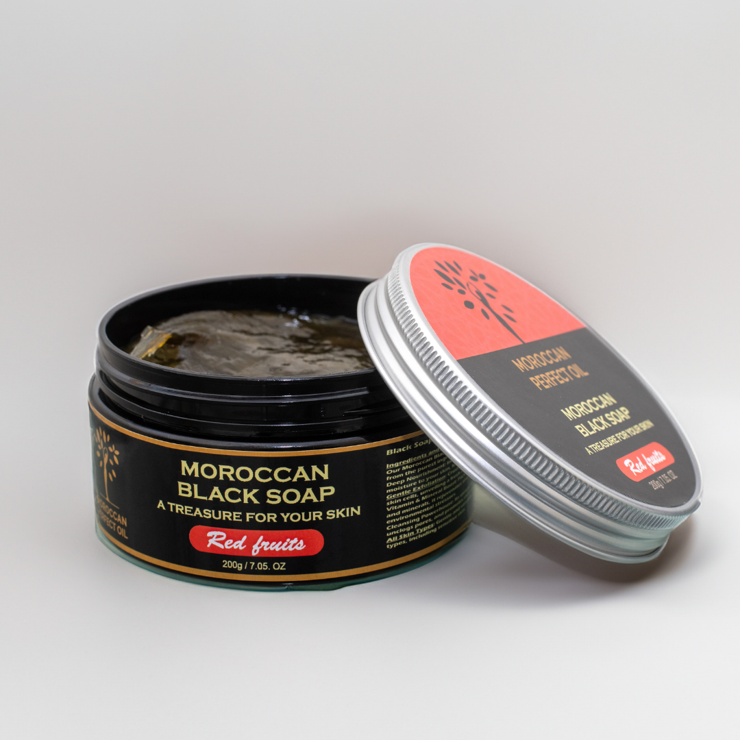 Moroccan Black Soap with Argan: Timeless Beauty, Unveiled