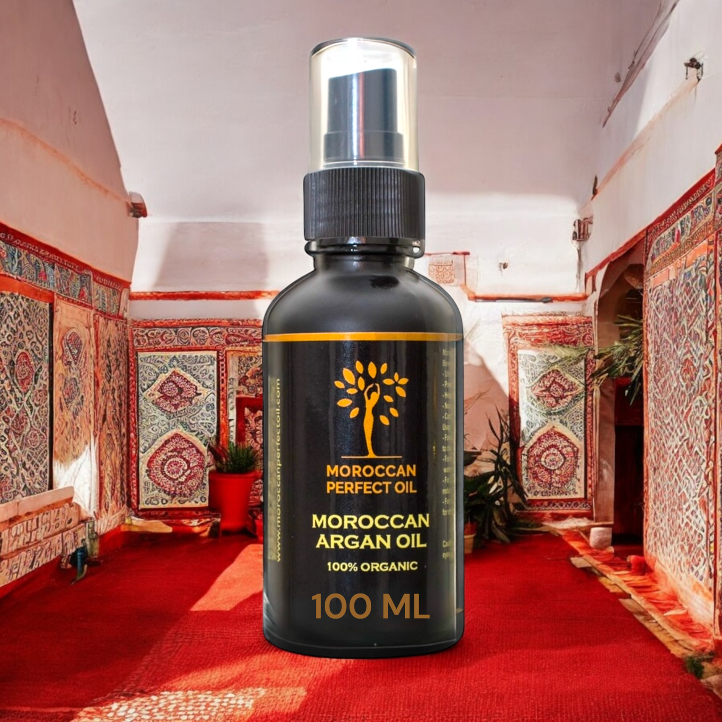 Argan Oil Organic Intense Repair Hair Serum, Moroccan Origin - 100 ml