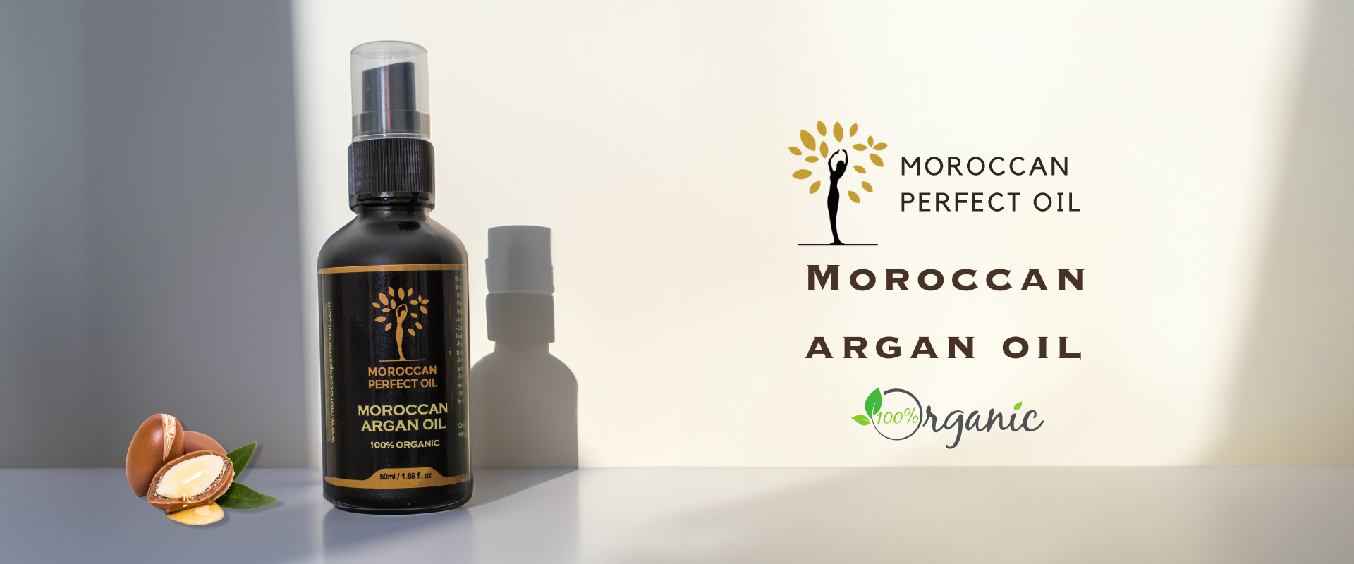 Pure Moroccan Argan Oil: Your Secret to Radiant Skin and Hair 100ML - Moroccan Perfect Oil